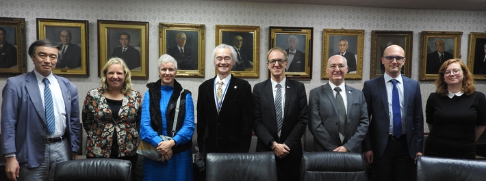 Professor Rik Van de Walle, Rector of Ghent University and his delegation visits Tokyo Tech
