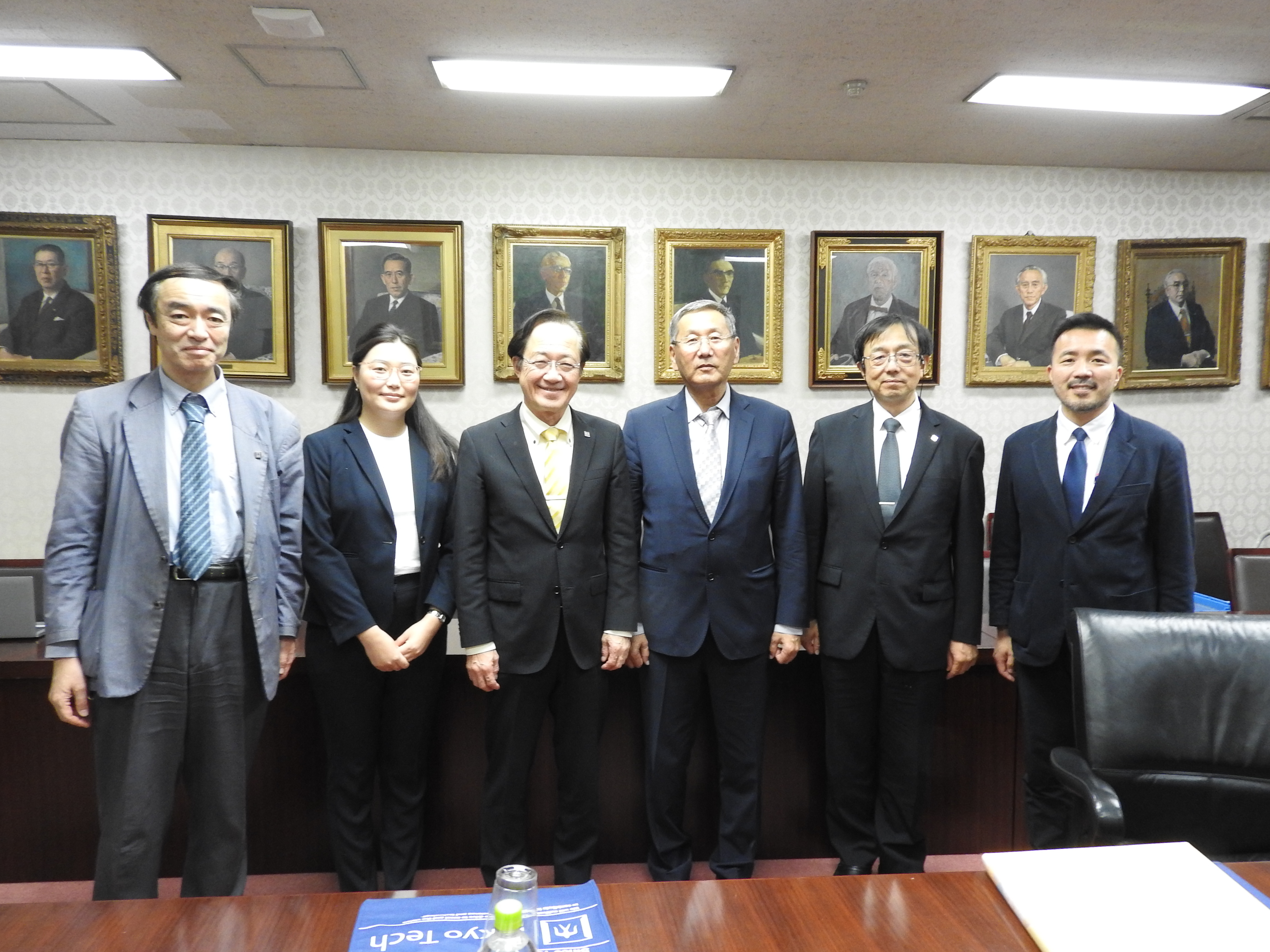 President Dendev Badarch of the National University of Mongolia visits Tokyo Tech