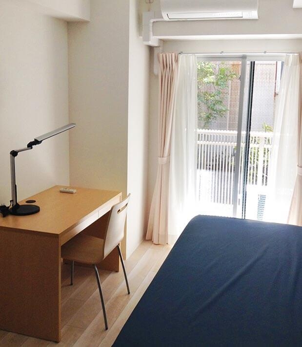 unoccupied bedroom, Minamishinagawa House
