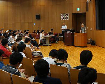 Lecture by Akiyoshi Kawazu, SQUARE ENIX Executive Producer, in the Modern Japan class