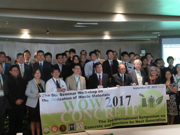 Seminar-Workshop on the Utilization of Waste Materials / International Symposium on Concrete and Structure for Next Generation(WOW CONCRETE 2017) _֧Ԯ